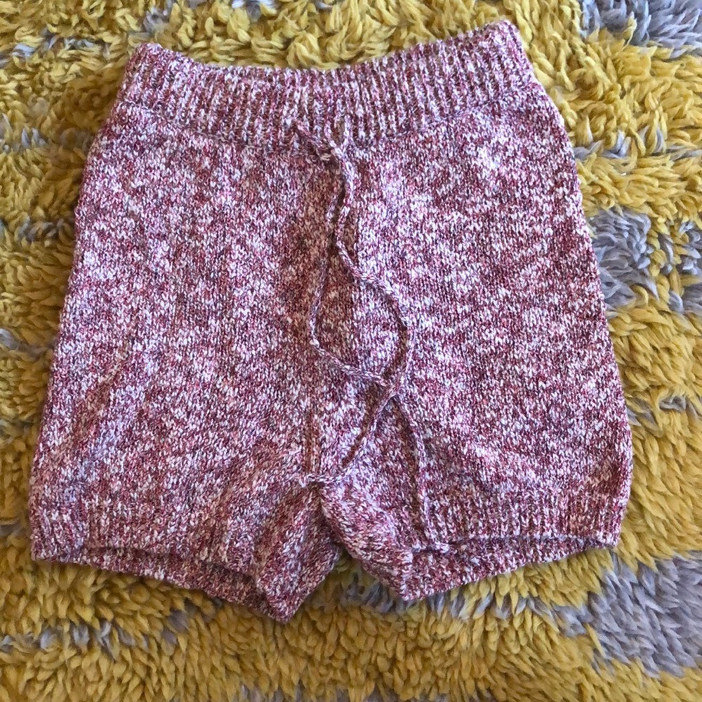 Mango knit shorts